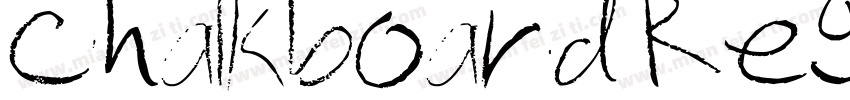 Chalkboard Regular字体转换